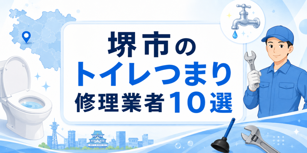 堺市のトイレつまり修理業者10選
